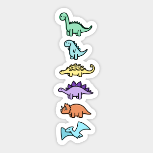 Cute Dinos Sticker